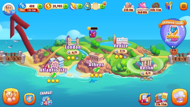 Bingo Blitzのマップ探索イメージ