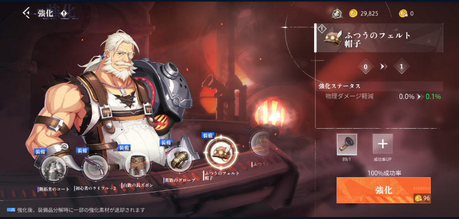 キャラクター育成の自由度が高いプレイスタイル