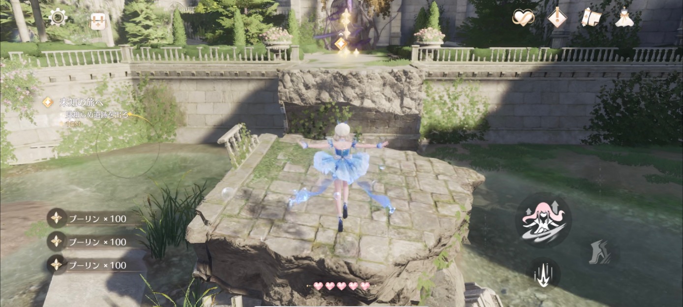 インフィニティニキのプレイ画面