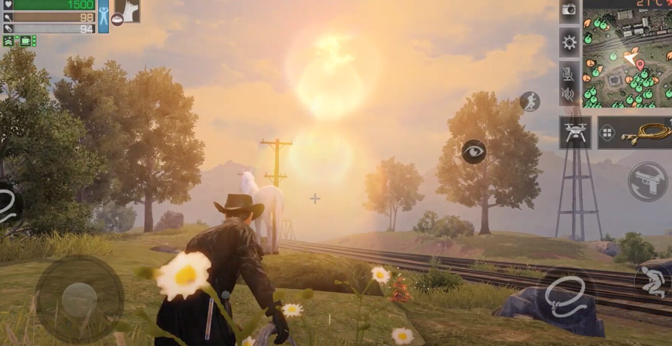 荒廃した終末世界を舞台にしたライフアフターのゲームプレイ画面