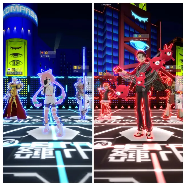 個性豊かなヒーローたちのバトル