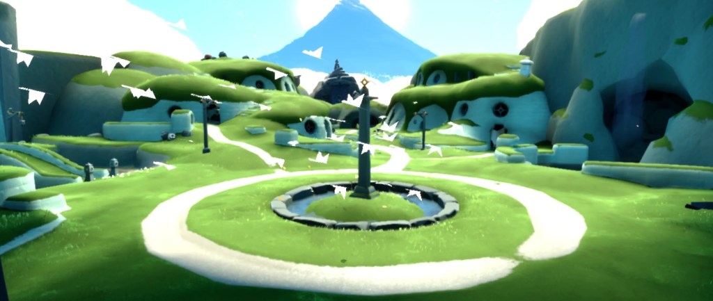 緑あふれる草原エリアの風景