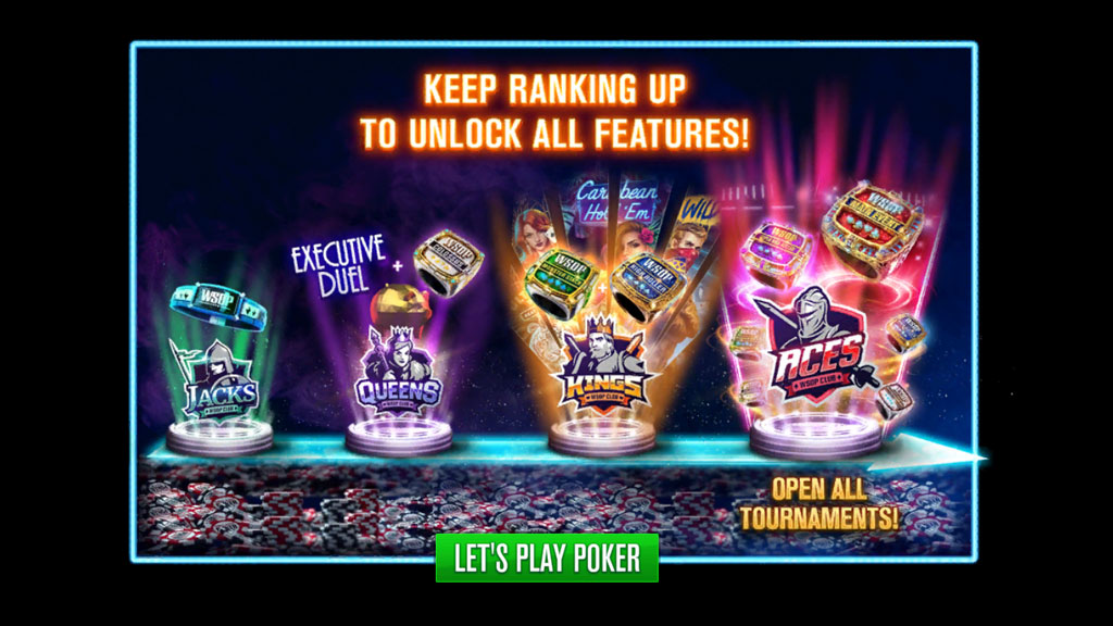 WSOPのランクアップ画面