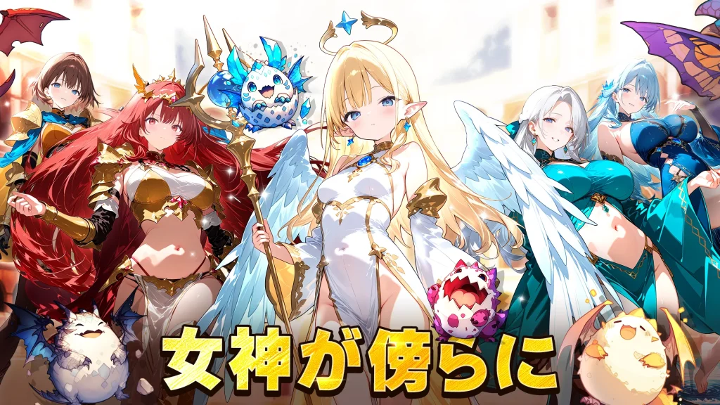 カリカリドラたま斬り 個性豊かな女神キャラクターたち